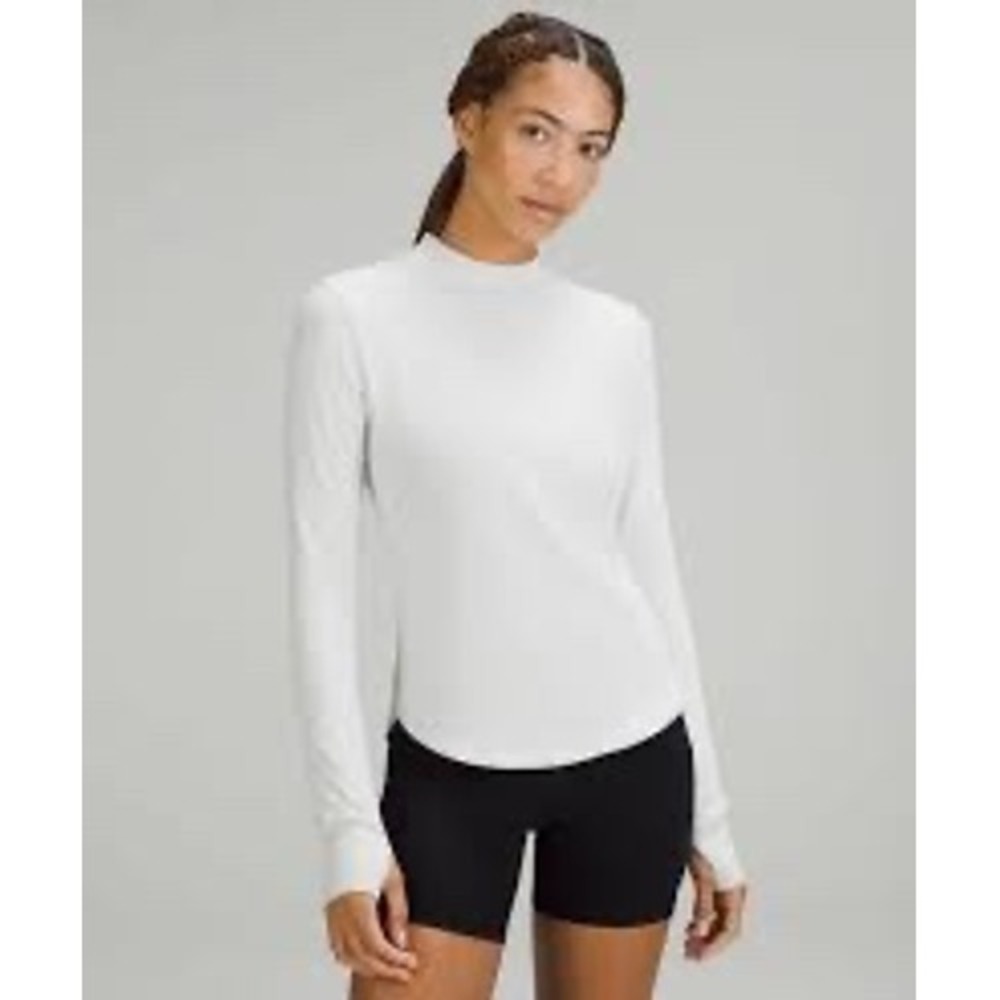 Lululemon Nulux Mock-Neck‎ Long-Sleeve Shirt Size 2
